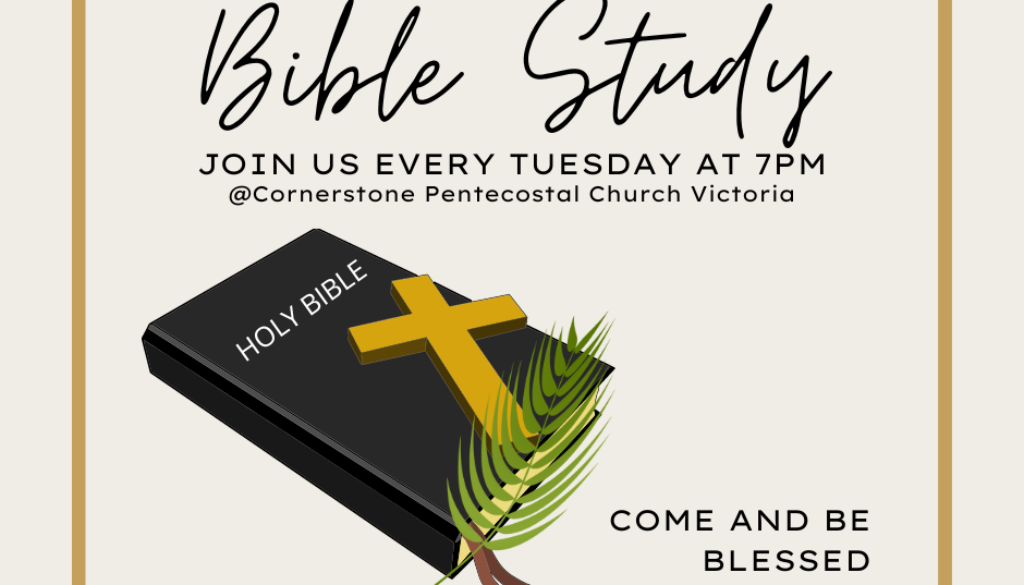 Bible study Cornerstone Victoria
