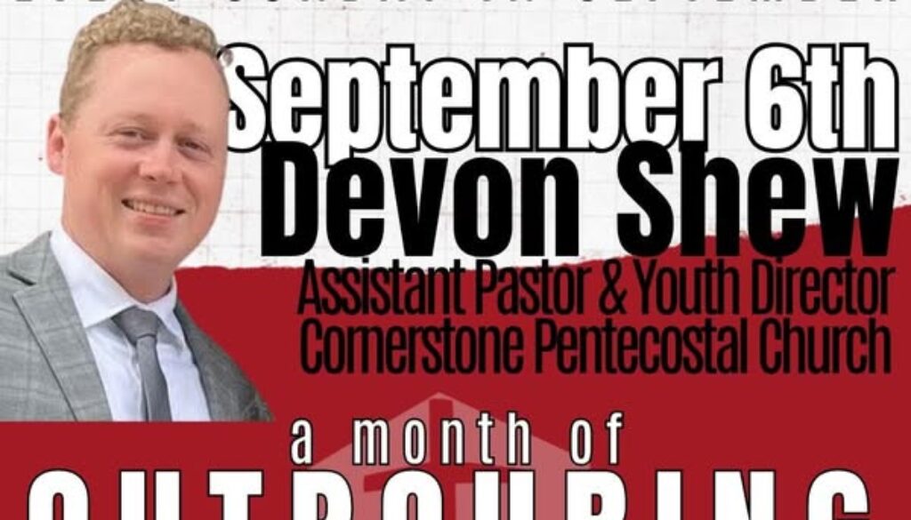 Sept 6 month of outpouring